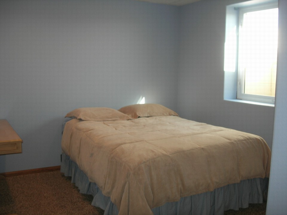bedroom in lower level