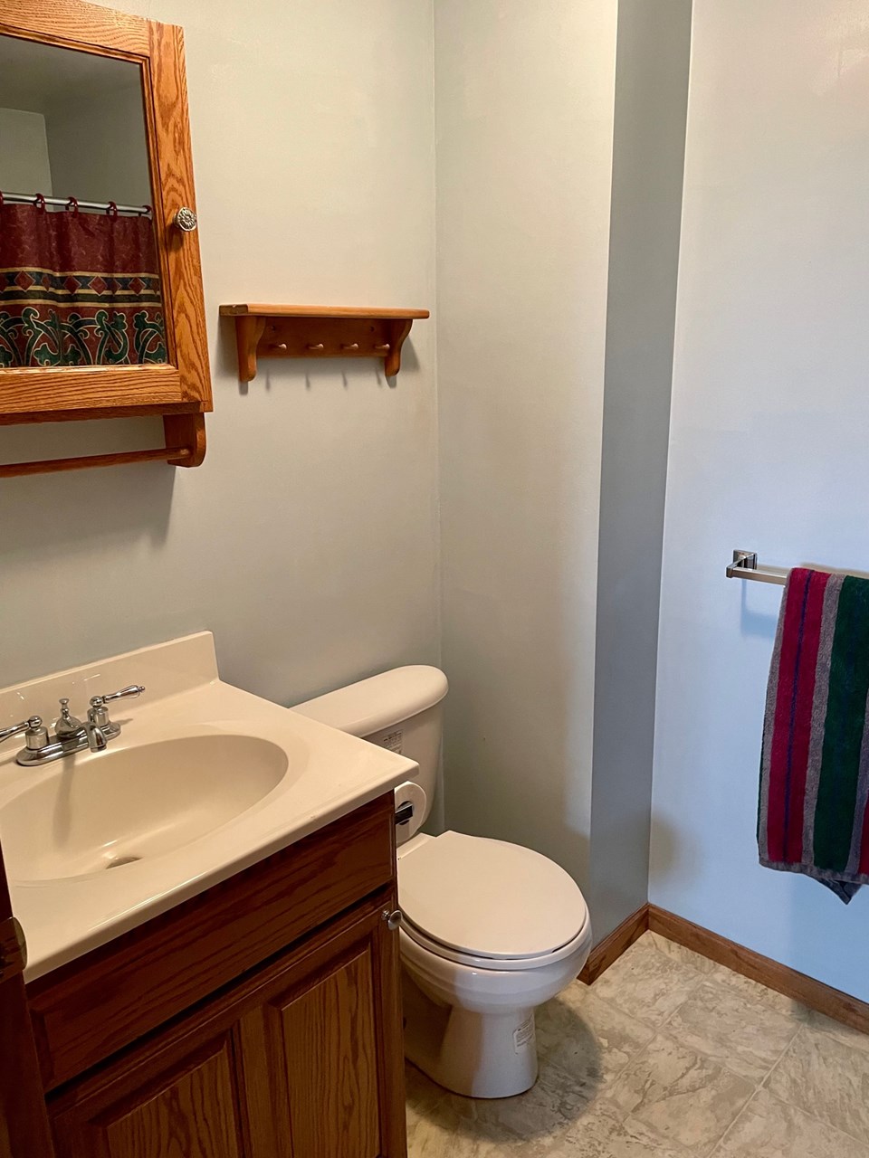 3/4 bath on lower level