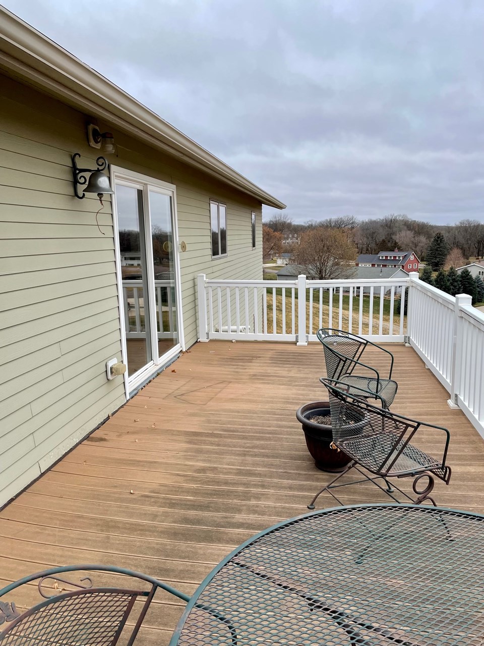 deck overlooking jackson to the northeast