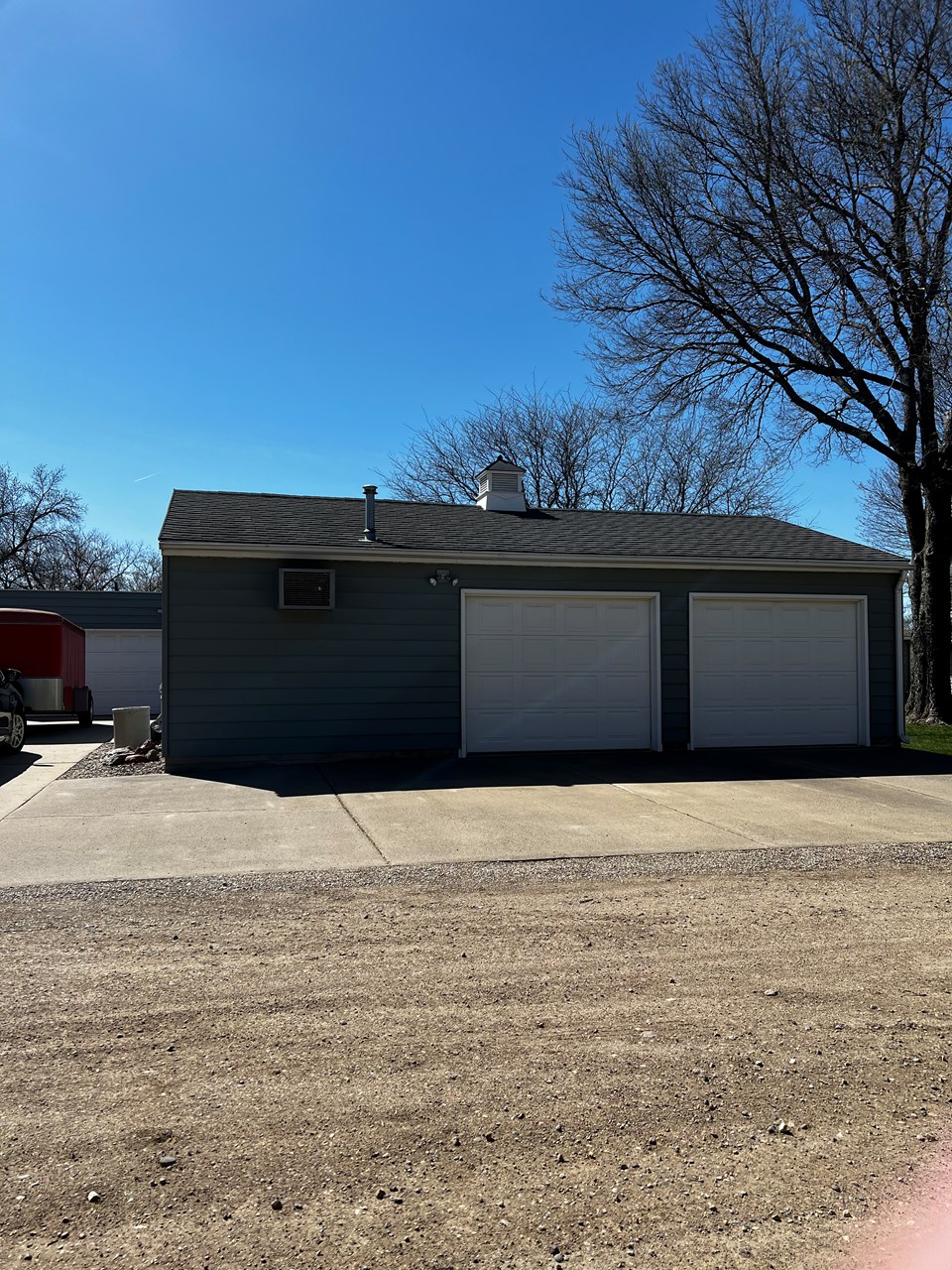 garage is insulated and sheet rocked with office-heated/ac alley access
