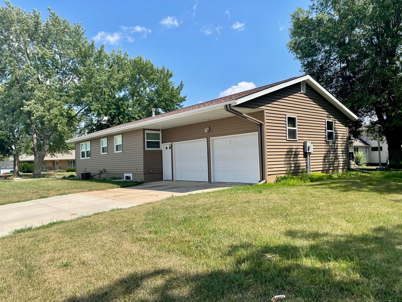 double attached garage