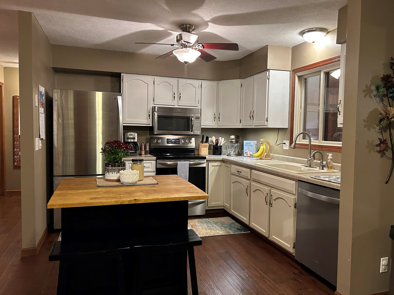 kitchen with new appliances