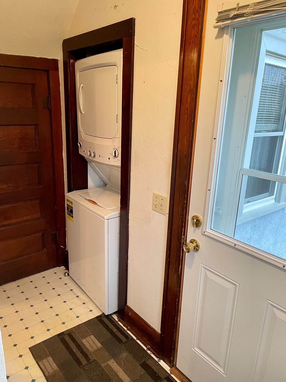 back entry with laundry