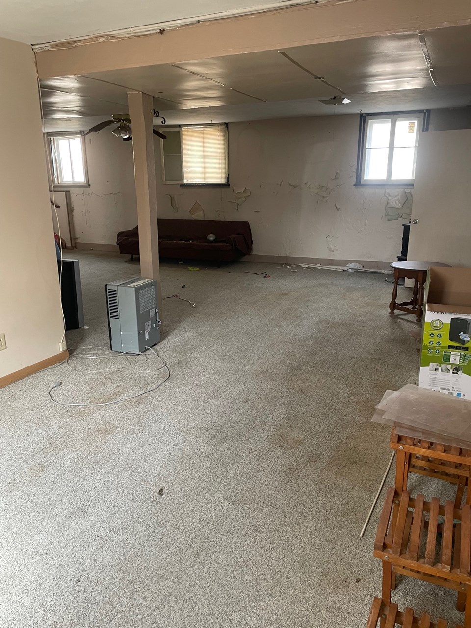 dining area open to living room