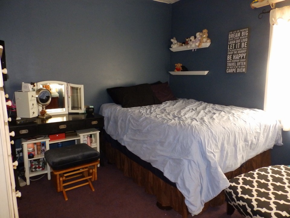 one of two bedrooms on main level