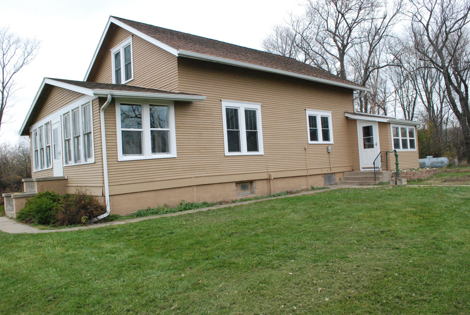 looking for an acreage...two bedroom home on 3.45 acres on hard surface road