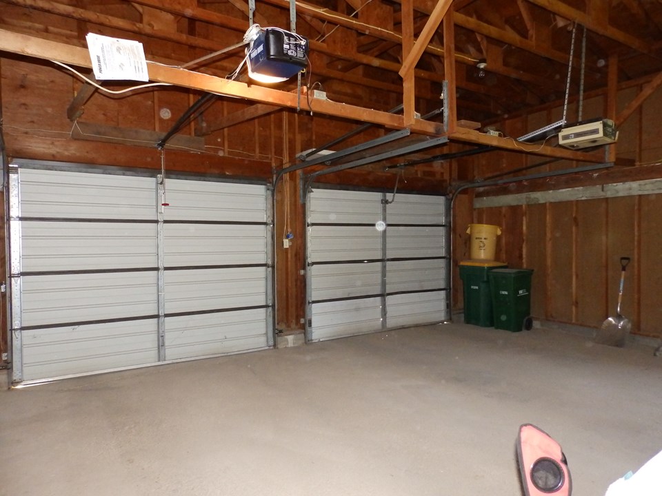very large garage