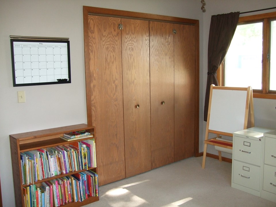2 of 5 bedrooms or office area