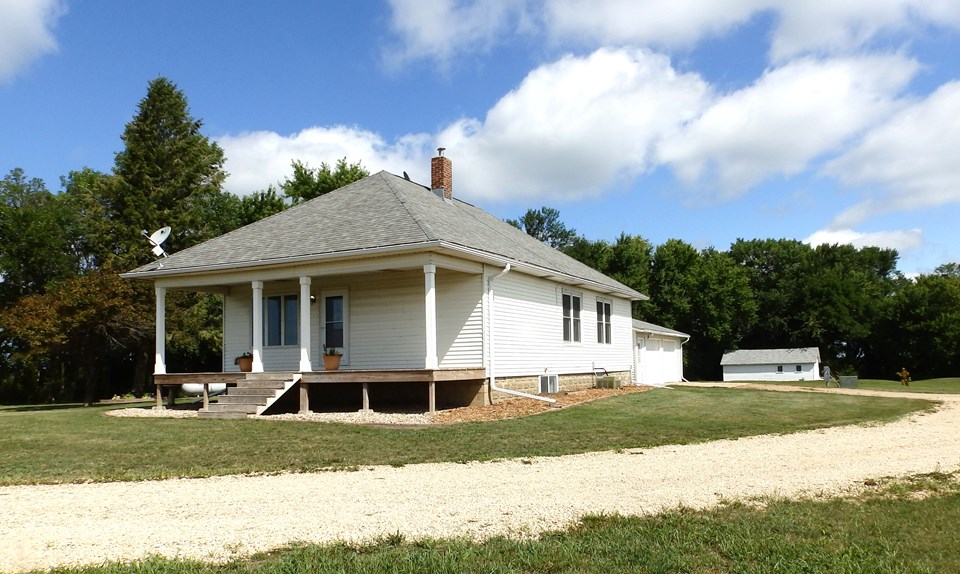 ready to move in acreage that sits on 5.74 acres-north of alpha.