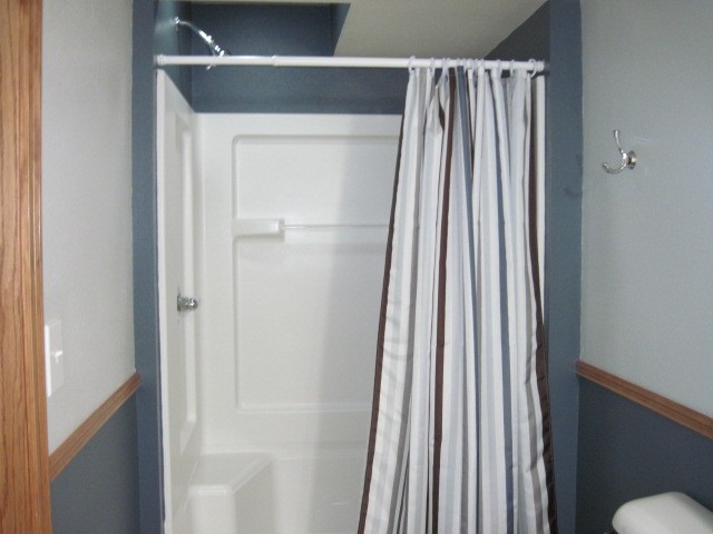 lower level bathroom-shower