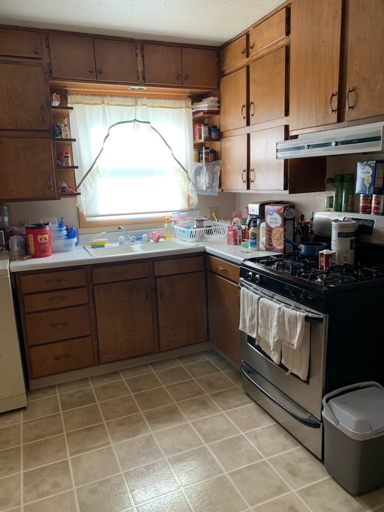 kitchen with access to deck area
