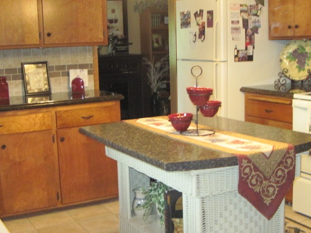 kitchen with granite countertop