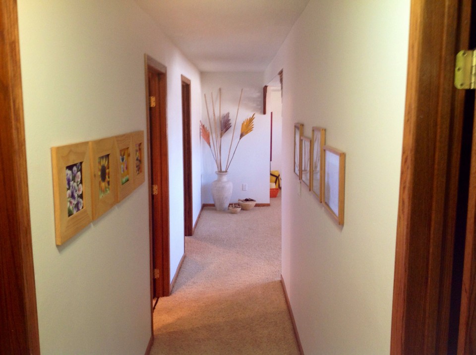 hallway in lower level