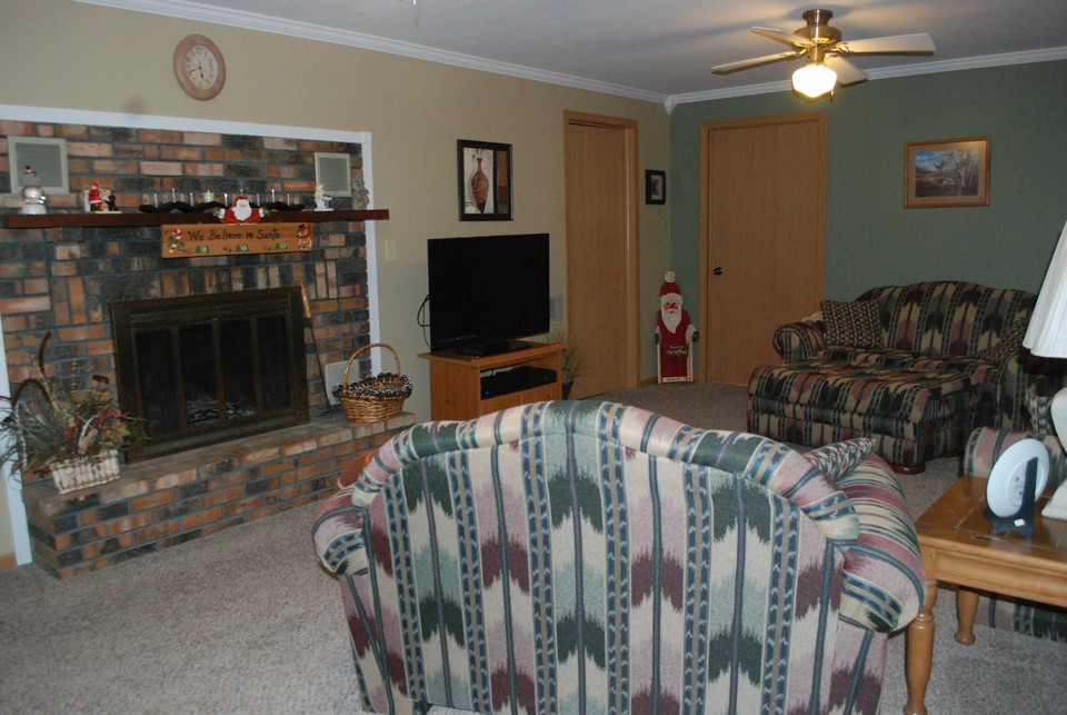 great family room lower level w/fireplace all updated