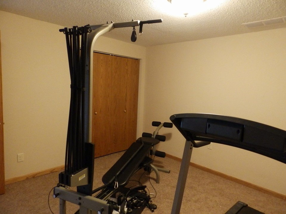 work-out room or office area