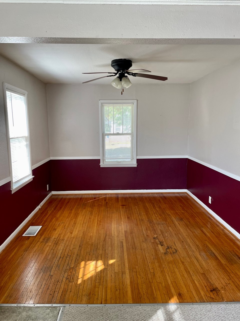 dining area open to living room