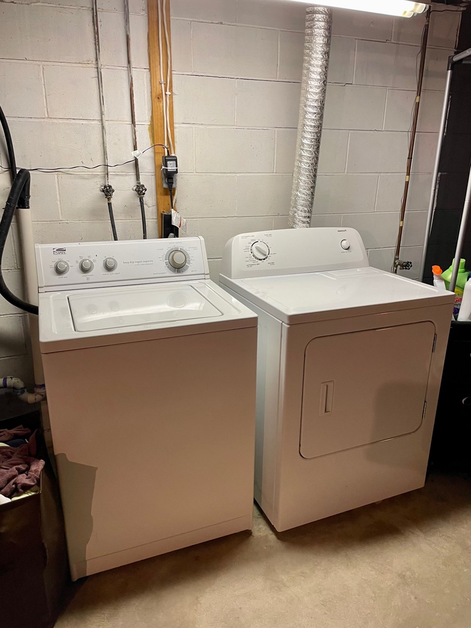 laundry lower level