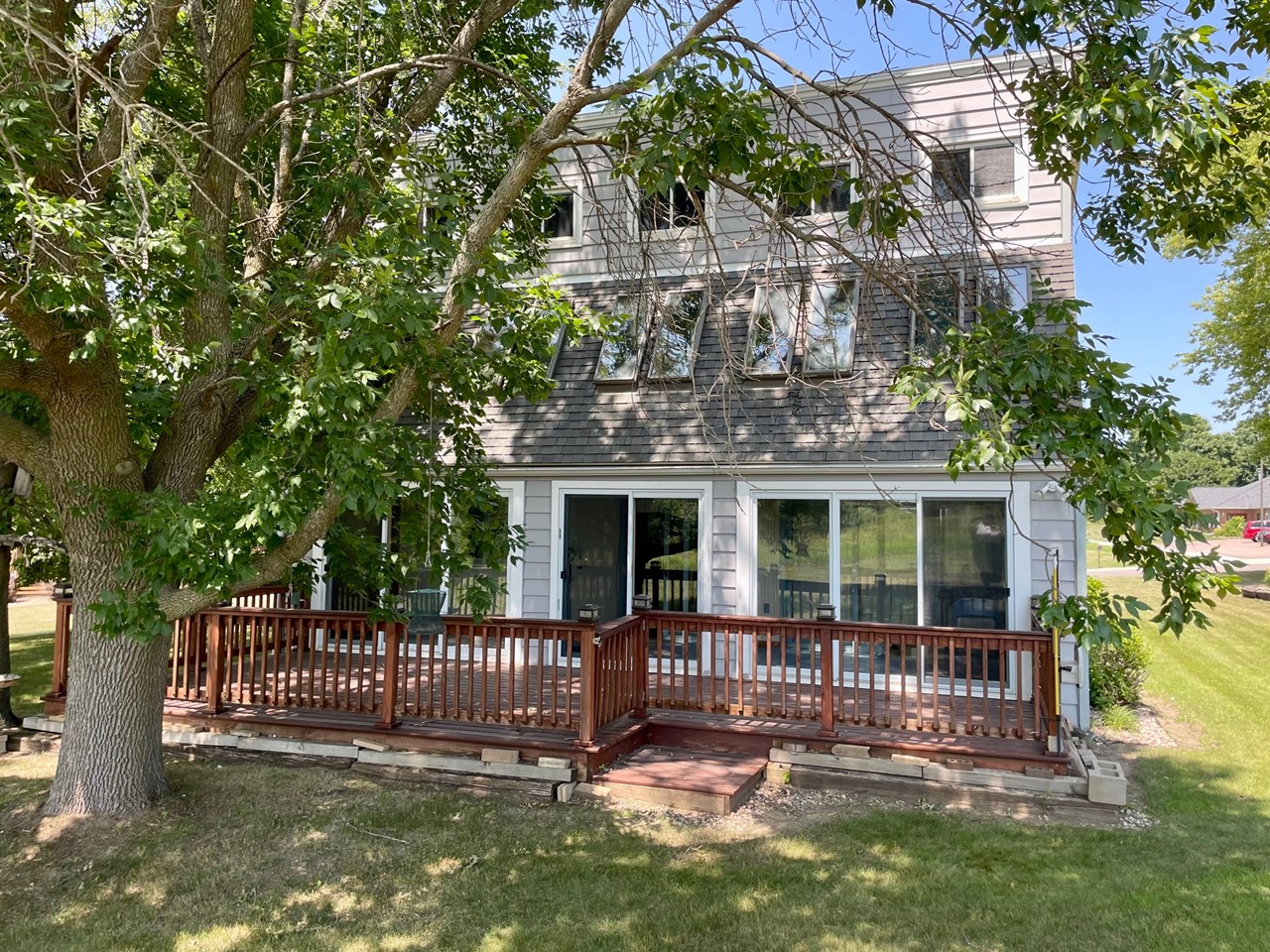 backyard and deck