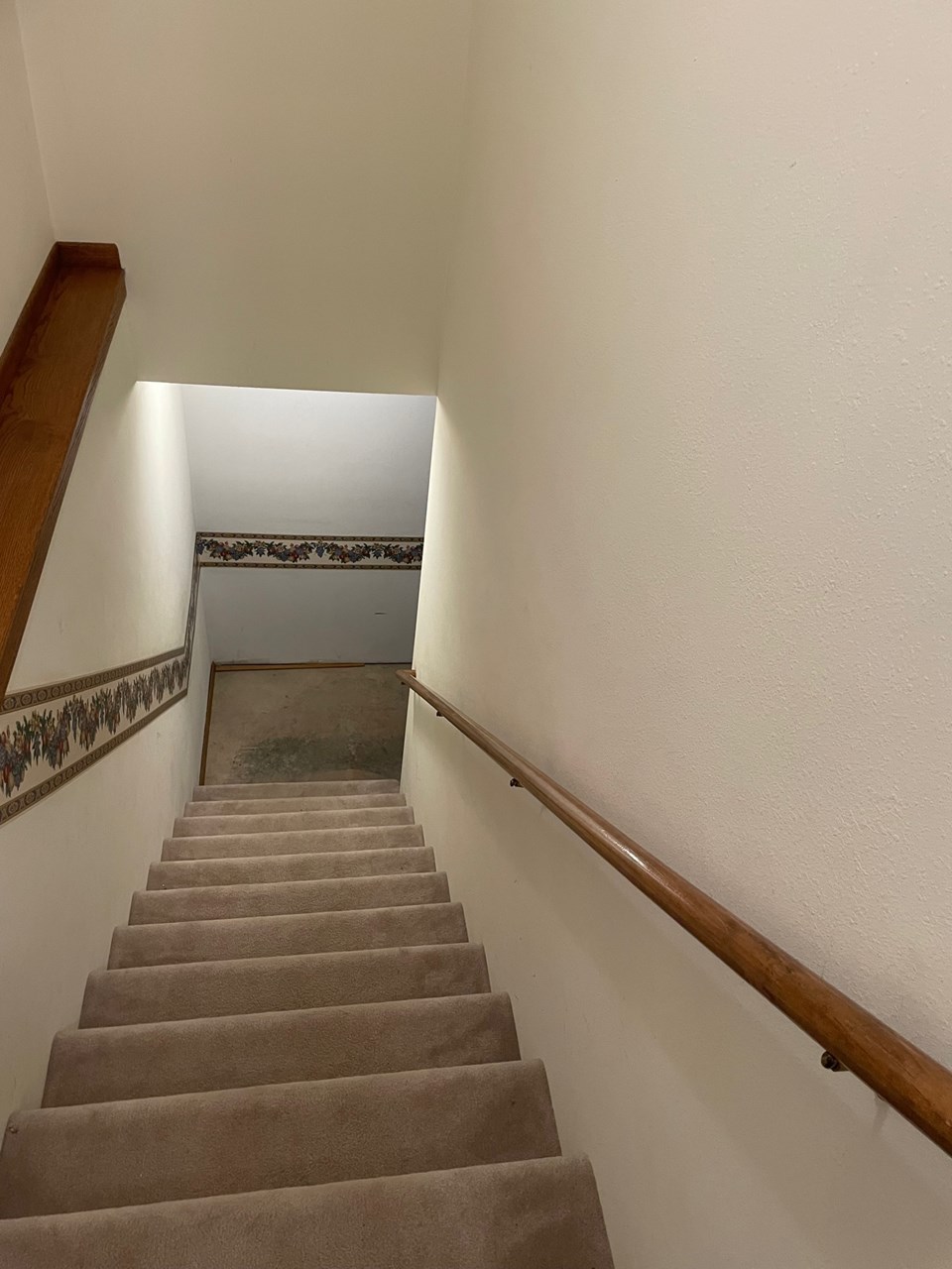 stairway to lower level