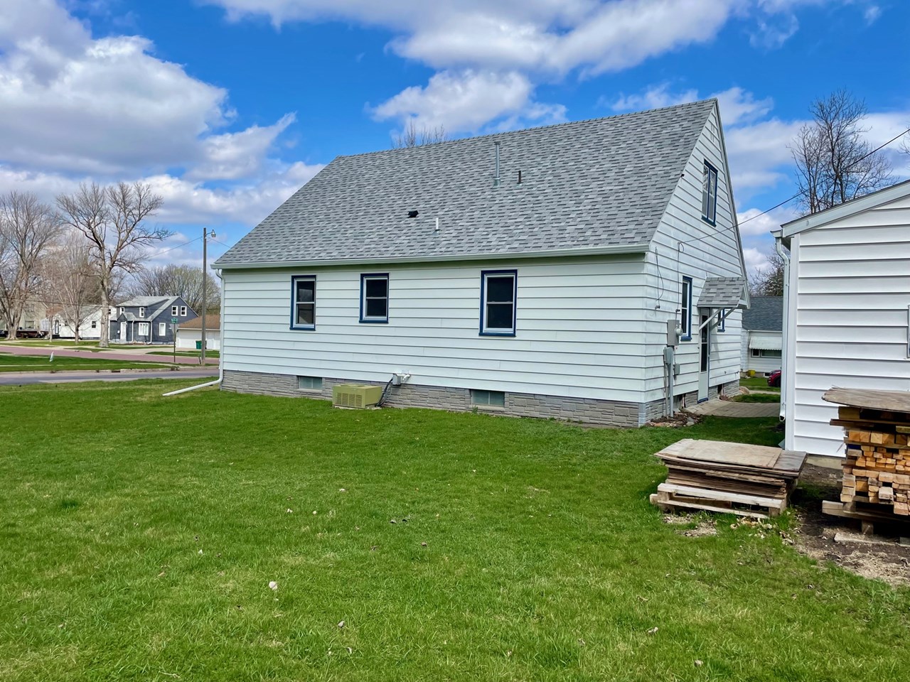 backyard area