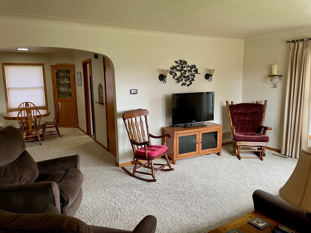 living room looking to dining room