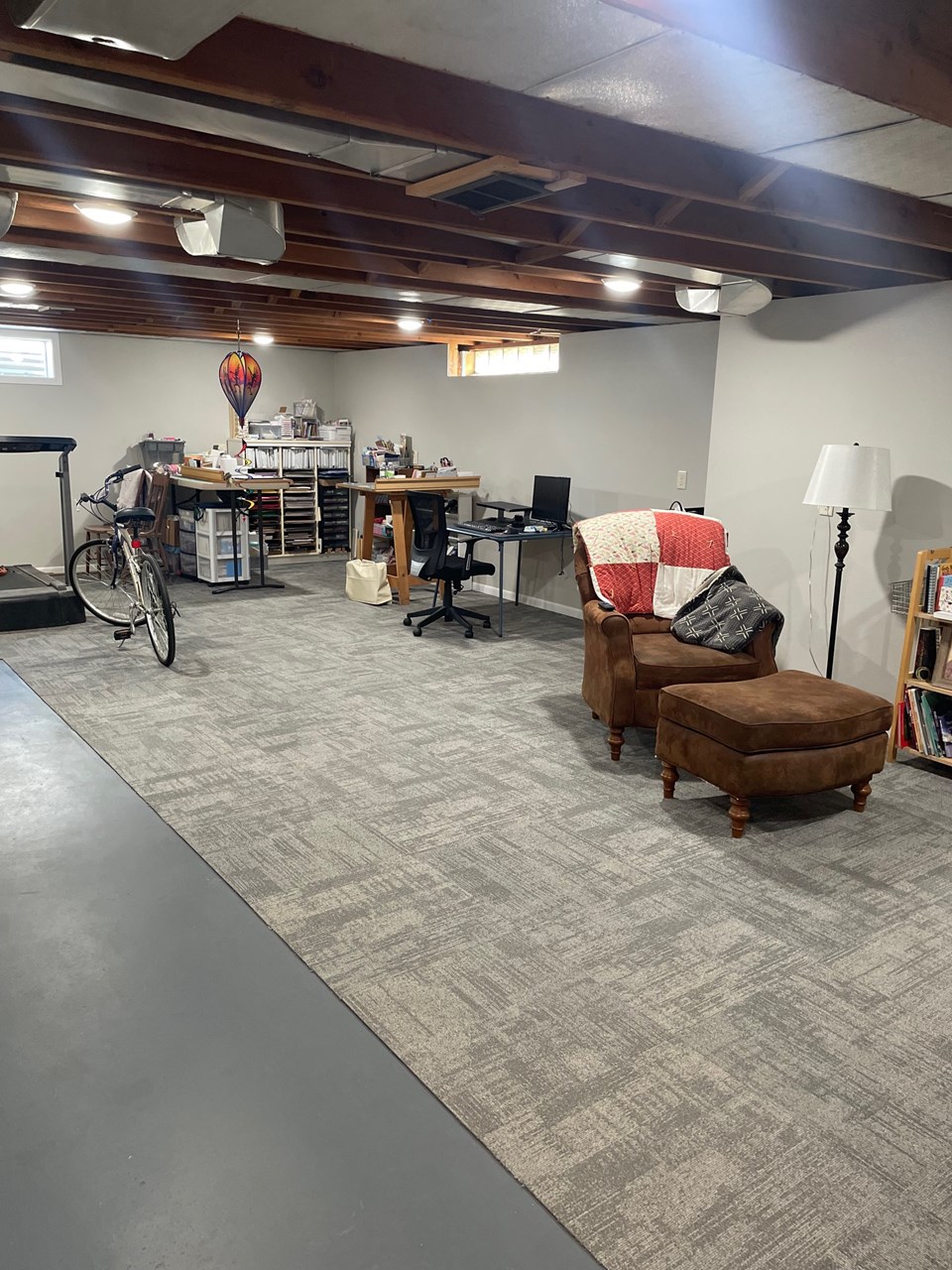 semi finished basement