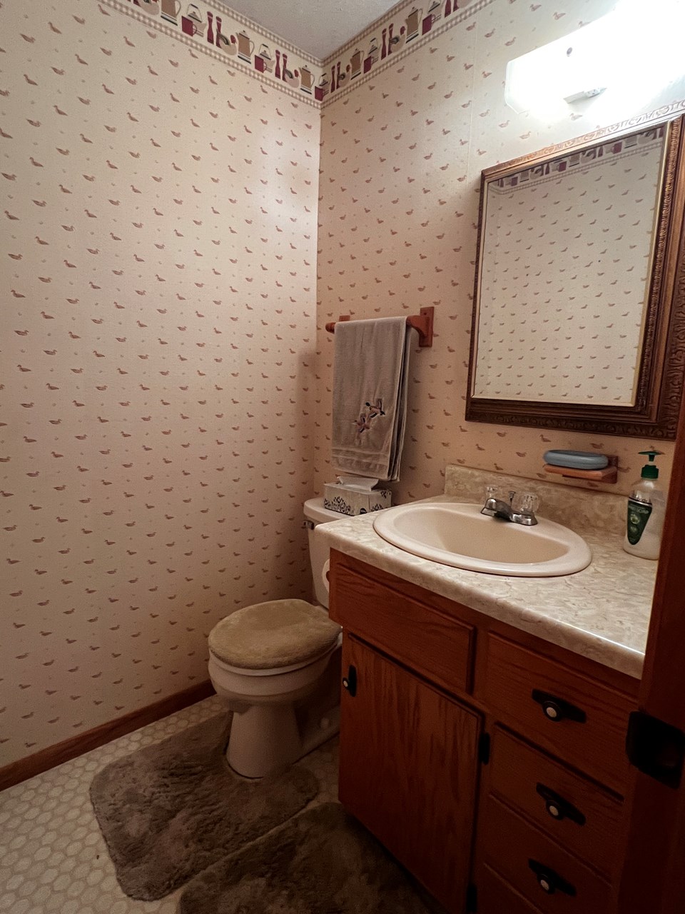 1/2 bath on main level