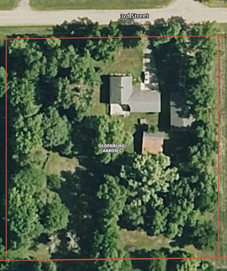 outline of 1.98 acres