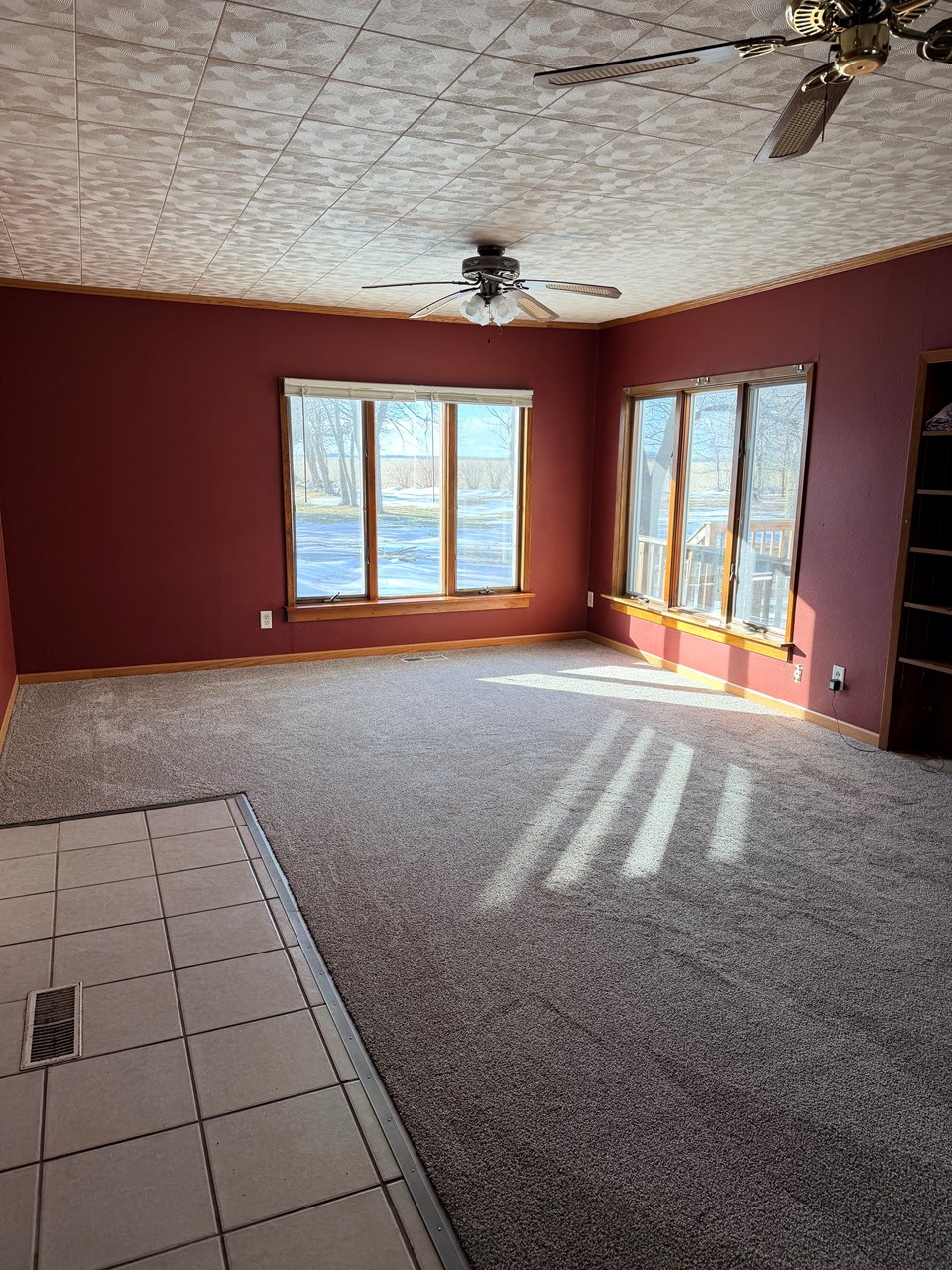 living room - lots of natural light throughout the house
