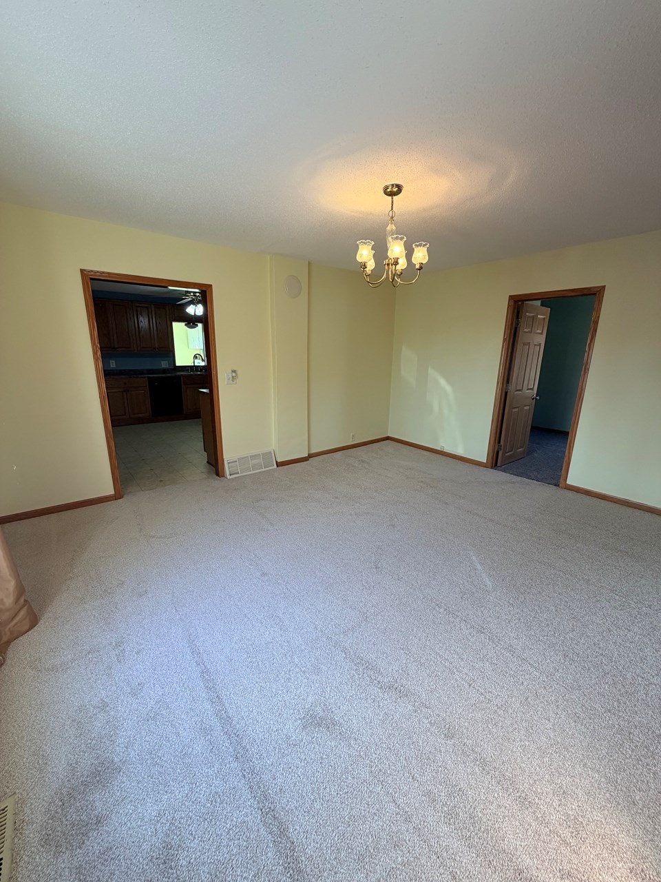 bonus room/office/formal dining room endless opportunities for this room. it could be used as a bedroom and the actual bedroom to the right could be a large closet.