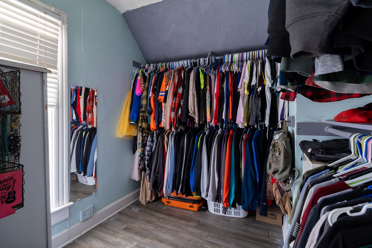 walk-in closet of bedroom 1
