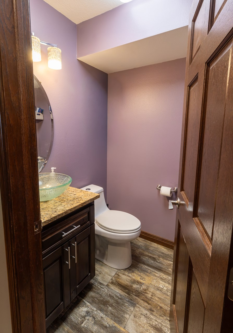 main level half bath