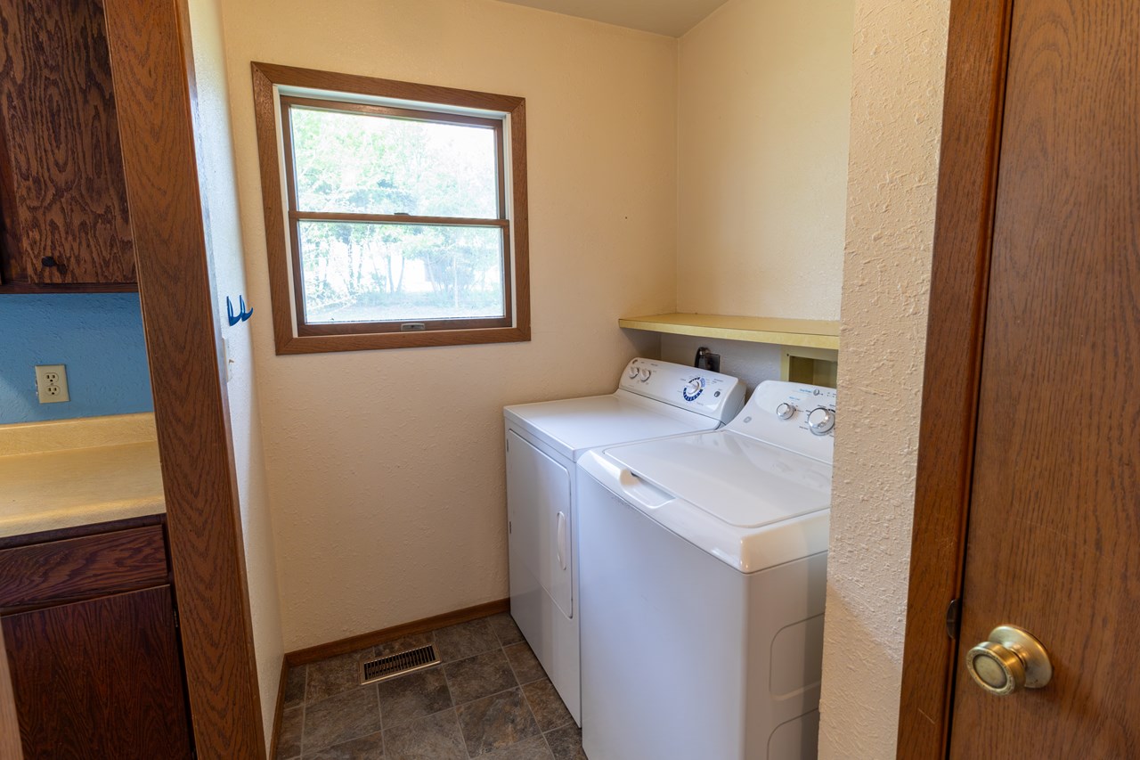 main level laundry